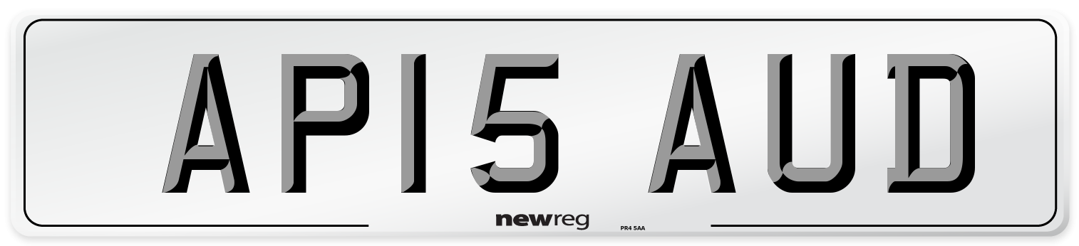 AP15 AUD Number Plate from New Reg